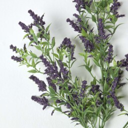 Purple Lavender Spray Single Stem 69 cm - Purple - thumbnail 2