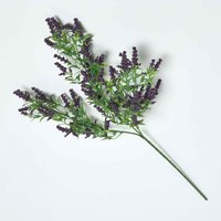 Purple Lavender Spray Single Stem 69 cm - Purple - thumbnail 1