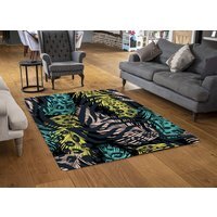 Animal  Tropical Print Rug - Green / 150cm - image 1