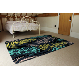 Animal  Tropical Print Rug - Green / 150cm - thumbnail 3