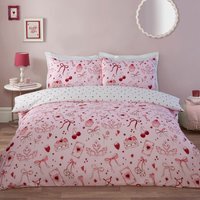 Lucky In Love Duvet Set - Blush / Double
