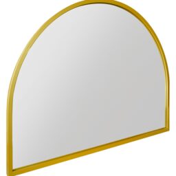 The Arcus Gold Metal Framed Arched Wall Mirror - Gold - thumbnail 5