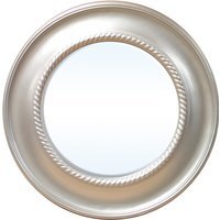 Harriet Silver Wall Mirror - Cream