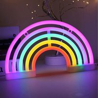 Colourful Rainbow Neon Light - Colourful - image 1