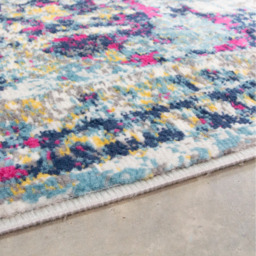 Traditional Medallion Living Room Rug - Multicolour / 150 x 80cm - thumbnail 3