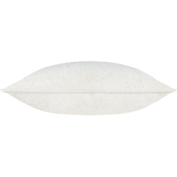 Lustre Velvet Plain Cushion - Ivory / Polyester - thumbnail 3