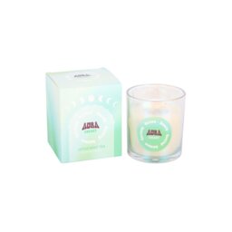 Aura Energy Lotus Mint Tea Iridescent Candle Uplifting Scent - Green - thumbnail 3