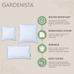Garden Scatter Cushion Sofa Outdoor Decorative Throw Pillows - Turquoise / 60cm / 8 - thumbnail 2