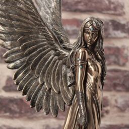 Large Anne Stokes Spirit Guide Bronze Ornament - 43cm - thumbnail 2