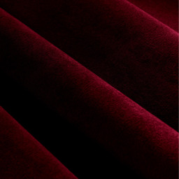 Luxurious Matte Velvet Fully Lined Door Panel Curtain - Red - thumbnail 3
