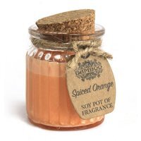 Spiced Soy Pot of Fragrance Candles - Brown
