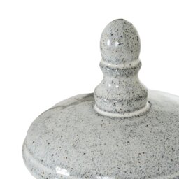 Sona Large Hurricane Lantern with Lid Elegant Candle Display - White - thumbnail 2