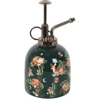 Fawn and Friends Forest Print Ceramic Plant Mister - Green
