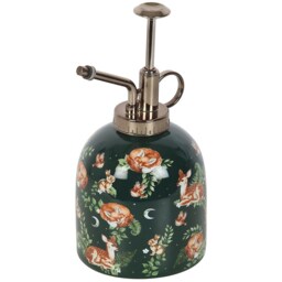 Fawn and Friends Forest Print Ceramic Plant Mister - Green - thumbnail 2