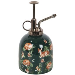 Fawn and Friends Forest Print Ceramic Plant Mister - Green - thumbnail 3
