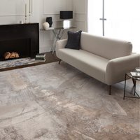Zephyr Beige Metallic Lustre Rug - Beige / 290cm