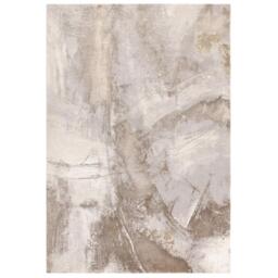 Zephyr Beige Metallic Lustre Rug - Beige / 290cm - thumbnail 3
