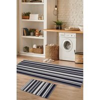 Aztec Deco Runner Rug Matt Pack - Patterned / Striped / 230cm