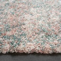 Shaggy Mottled Area Rug - Baby Blue & Pink / 150 x 80cm - thumbnail 3