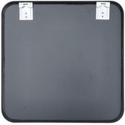 Square Bathroom Mirror with Rounded Corner - Black / 50cm - thumbnail 5
