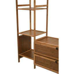 Multi-functional Wooden Coat Rack - Brown - thumbnail 5