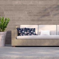 Many Flowers Outdoor Cushion - Blue / 60cm - image 1