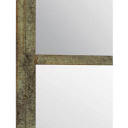 MirrorOutlet Large Green and Cream Rustic Multi Panel Garden Mirror  - Antique Green - thumbnail 3