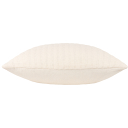 Hush Cotton Linear Cushion 45 x 45cm - Ecru / Feather - thumbnail 3