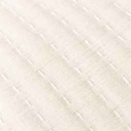 Hush Cotton Linear Cushion 45 x 45cm - Ecru / Feather - thumbnail 4