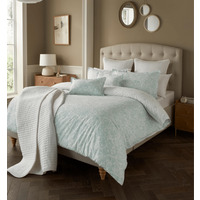 Ophelia Duck Egg Floral Reversible Duvet  Set - Duckegg / 260cm - thumbnail 1