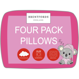 Pack Of Soft Pillows Hollow Fibre - White / 4 - thumbnail 2