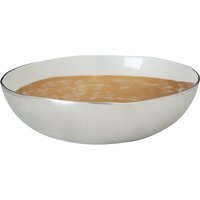 Alma Large Round Bowl - White