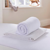 Martex Baby Cot Bed Starter Set - White - image 1