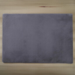 Lux Faux Rabbit Fur Rug - Pearl Grey - thumbnail 2