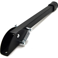 20 cm / 8 in Gold Kick Down Door Stop - Keep The Door Stay Open - Black / 25cm