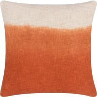 Mizu Square Dip Dye Cushion 50 x 50cm - Amber / Polyester - thumbnail 1