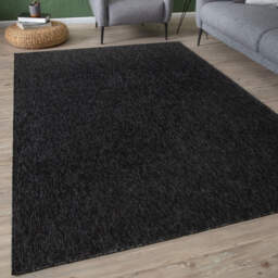 Flex Low Pile Rug - Dark Grey / 140x200cm - thumbnail 2