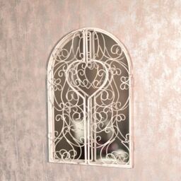 Metal Shutter Mirror  - White - thumbnail 3