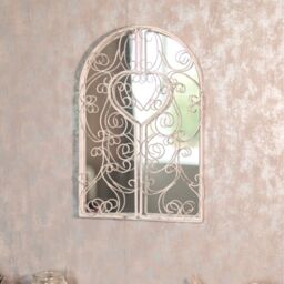 Metal Shutter Mirror  - White - thumbnail 2