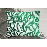 Green Biophilic Design With Natural Analogues Texture Cushion - Green - image 1