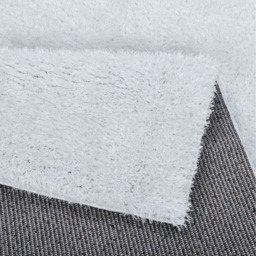Thick Soft Shaggy Plain High Pile Dream Area Rug - White / 80x150 - thumbnail 3