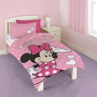Minnie Mouse Spots Duvet Cover Set - Pink