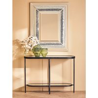 Beauly Gold Finish Round Wall Mirror - Silver