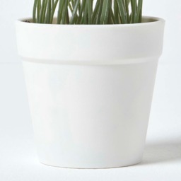 Homescapes Yellow Artificial Tulips in White Decorative Pot, 22 cm Tall - Yellow - thumbnail 4