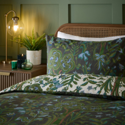 Garden of Wonder Reversible Duvet Cover Set - Evergreen / Single - thumbnail 3