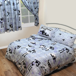 Shaun the Sheep Plaid Duvet Cover Bedding Set - Multi / Junior - thumbnail 2