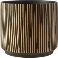 Kiso Small Black and Cream Finish Planter - Black