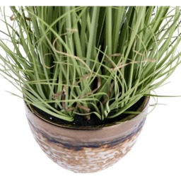 Homescapes Artificial Purple Lavender Plant in Metallic Ceramic Pot, 66 cm Tall - Purple - thumbnail 3