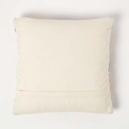 Homescapes Handwoven Kilim Cushion with Feather Filling - Orange - thumbnail 2