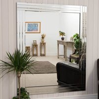 MirrorOutlet Eden Triple Edge Venetian Mirror 144 x 116cm - All glass - thumbnail 1